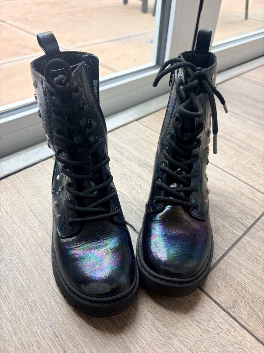 Girls Combat Boots